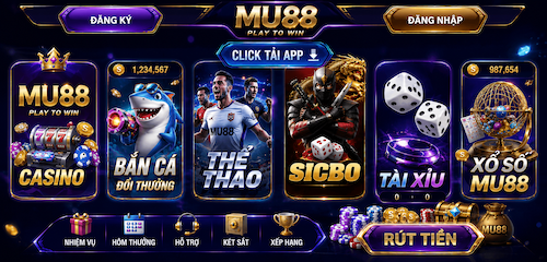Tài Xỉu MU88 – Sảnh Game Xúc Xắc Chuẩn Las Vegas Hấp Dẫn