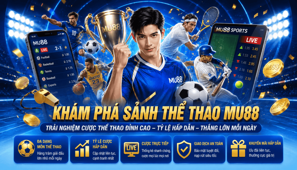 Thể Thao MU88 – Sân Chơi Cá Cược Hấp Dẫn Cho Người Hâm Mộ Việt Nam